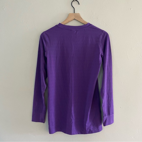 Zyia Active Women's Long Sleeve Purple Chill Tee Size  Medium - Picture 6 of 11